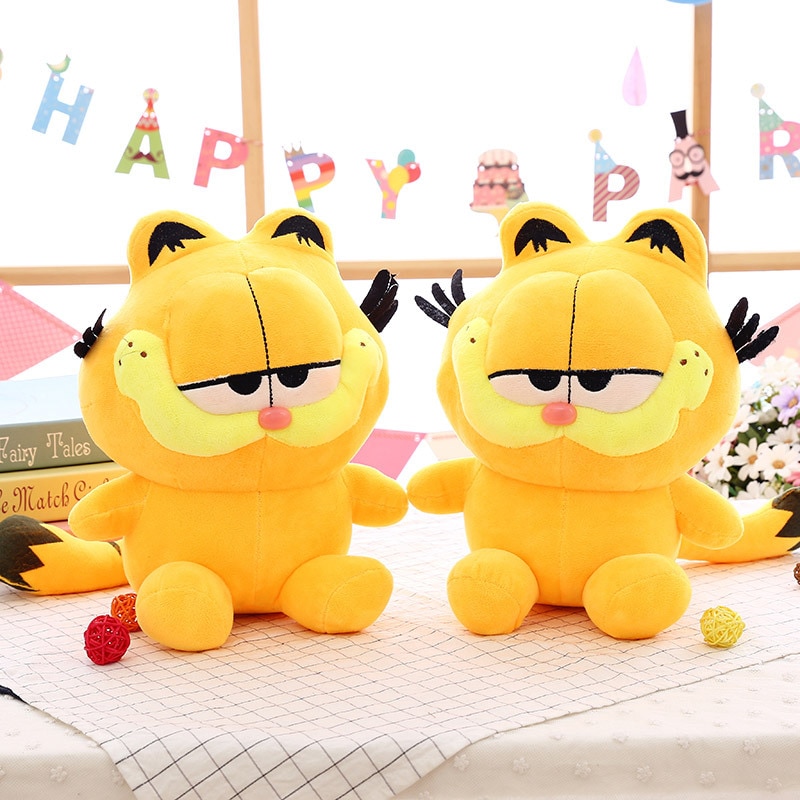 2022 New Style The Garfield Show Plush Stuffed Toys Kids Accompany Dolls Pillow Bed Ornaments Decoration 1