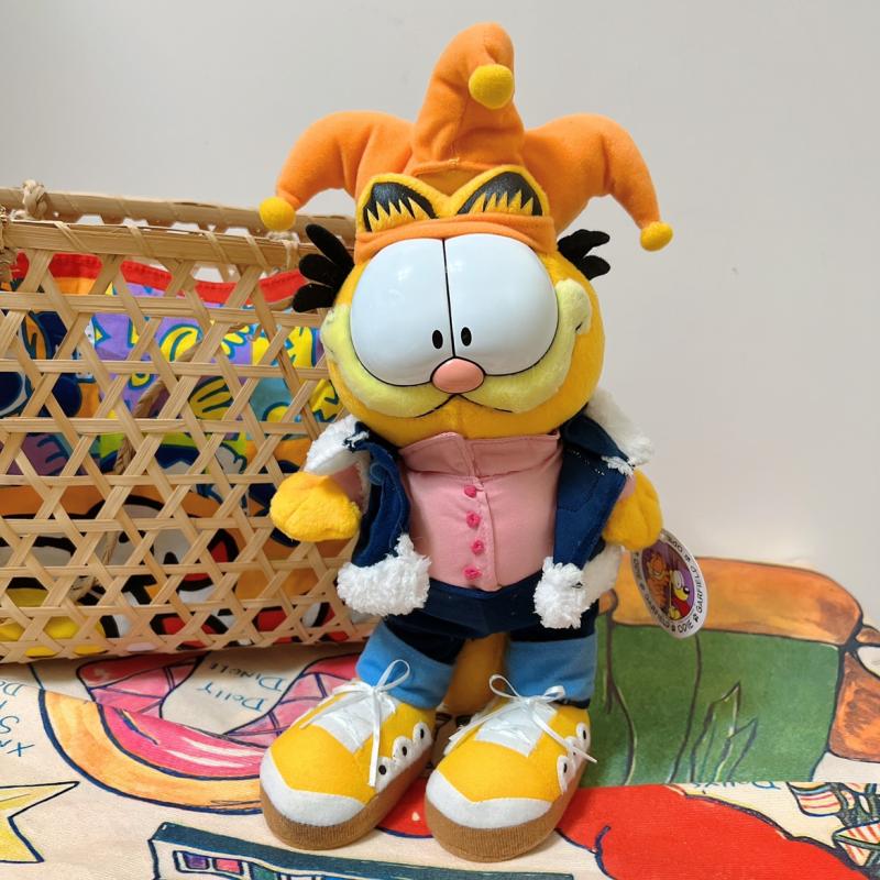 Animation Garfield Show Plush Filled Plastic Eyes Medieval Collection Doll Home Decoration Wedding Valentine s Day 1