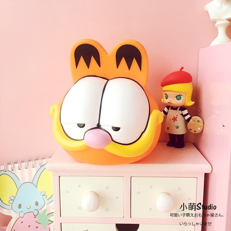 Newest Garfield Pvc Piggy Bank Desktop Decoration Coin and Change Storage Waterproof Removable Children s Toys 1