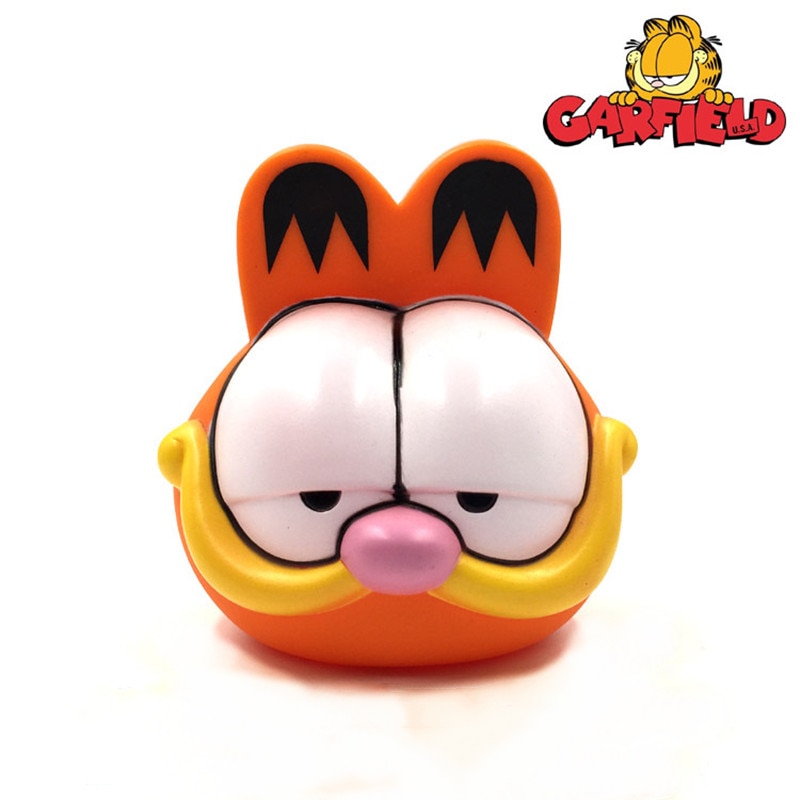 Newest Garfield Pvc Piggy Bank Desktop Decoration Coin and Change Storage Waterproof Removable Children s Toys 4