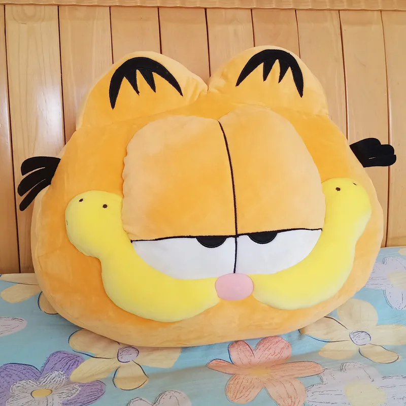 Garfield Cute Cartoon Plush Doll Sofa Pillow Kawaii Fluffy Soft Stuffed 40Cm Toy Periphery Room Decoration