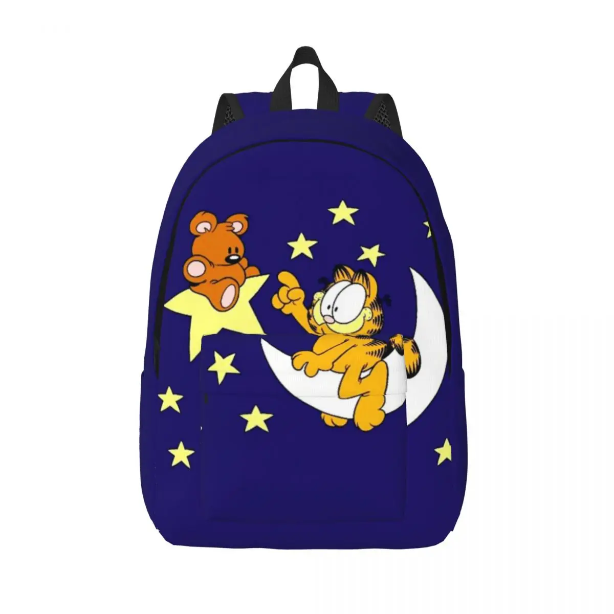 Garfields And Bear In Space Laptop Backpack Men Women Basic Bookbag for School College Students Cartoon